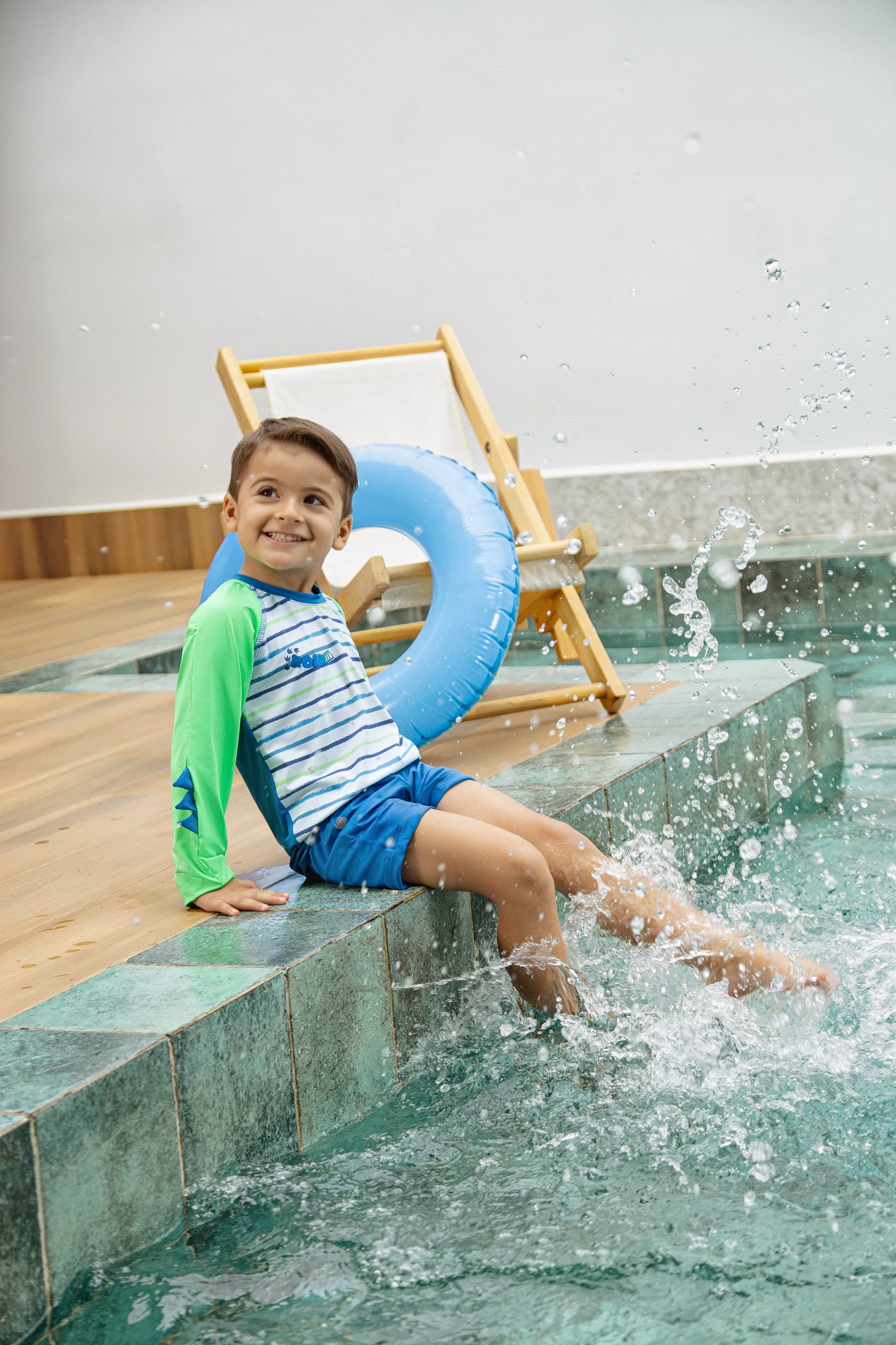 CONJUNTO MODA PRAIA ACONCHEGO DINO / ROYAL